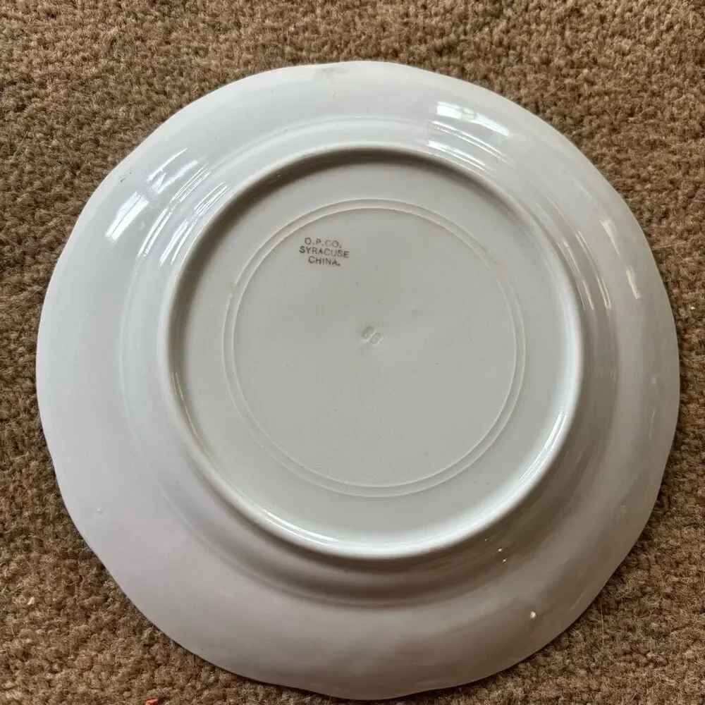 Masonic Temple Coudersport PA 8” Plate Onondaga Pottery Syracuse NY